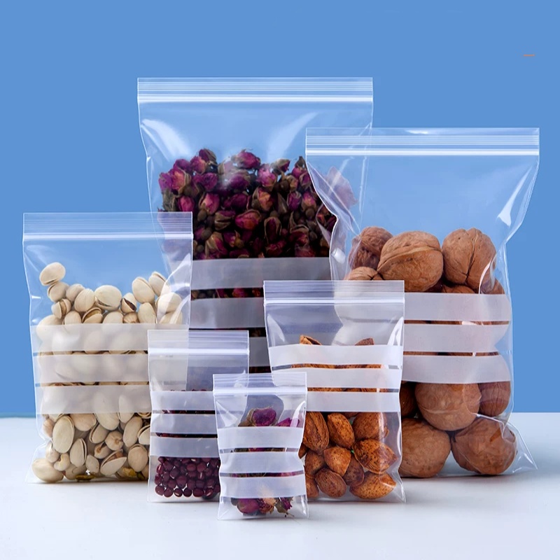 200枚入りPE透明プラスチック製ジップロック包装袋DIYロ - Food Snacks Party のレビューと価格